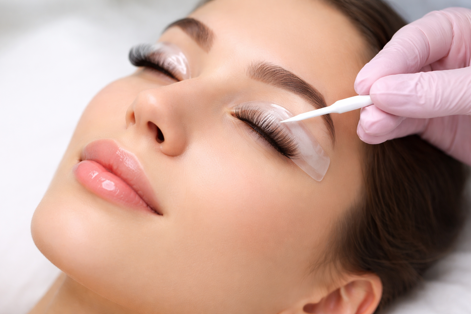 Kératin lash lift et teinture de cils